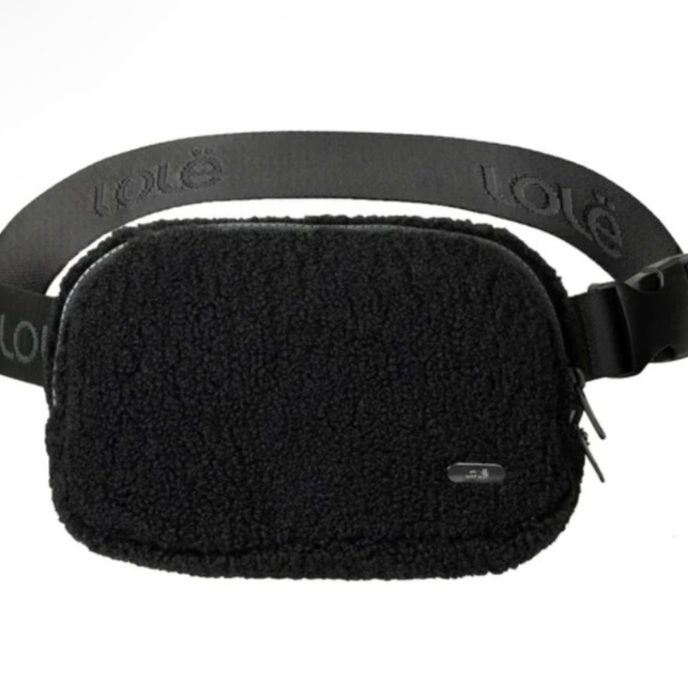 Lole Black Sherpa crossbody bag